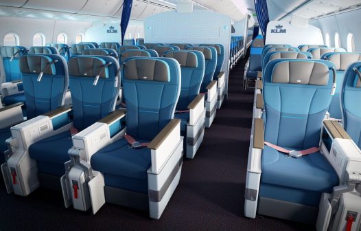 <strong>KLM lança cabine Premium Comfort em voos para o Rio de Janeiro</strong>