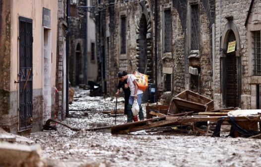 Chuvas intensas na Itália deixam oito mortos e milhares de desabrigados