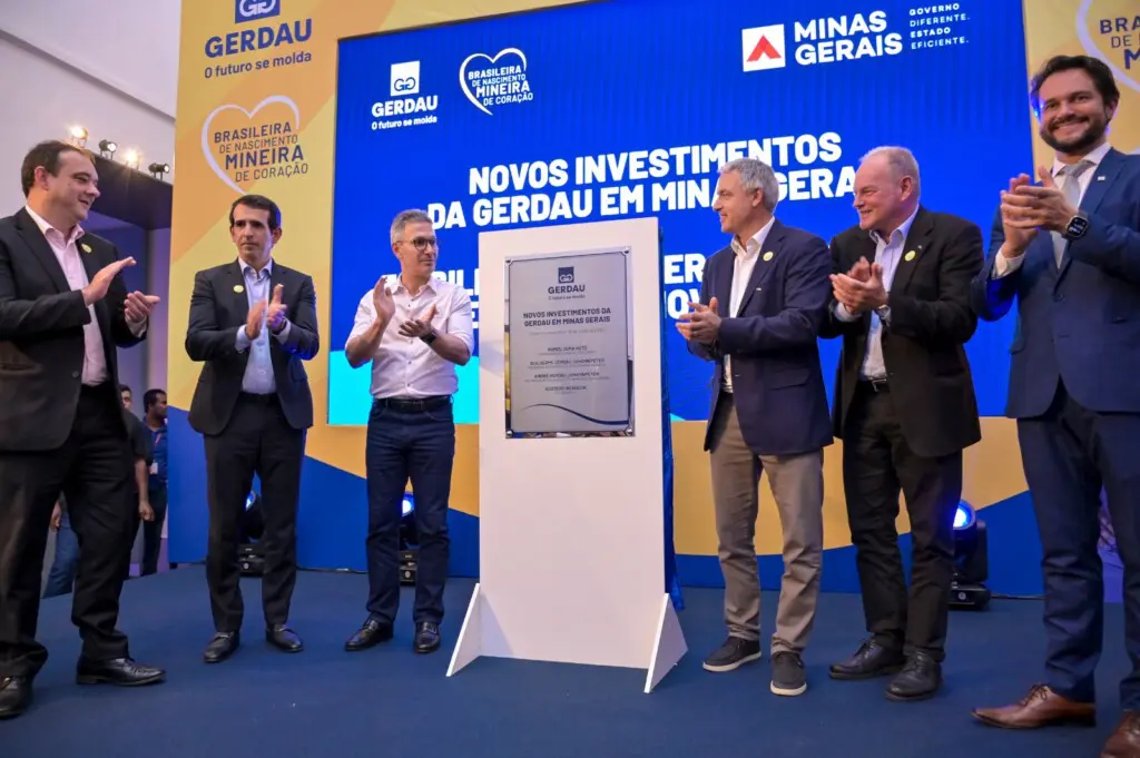 Gerdau anuncia investimento de R$ 3,2 bilhões em Minas Gerais