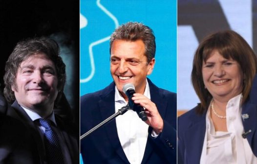 Javier Milei e Sergio Massa devem fazer 2º turno em eleição na Argentina