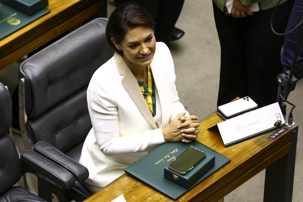 Michelle Bolsonaro vira cidadã paulistana em homenagem aprovada na Câmara Municipal