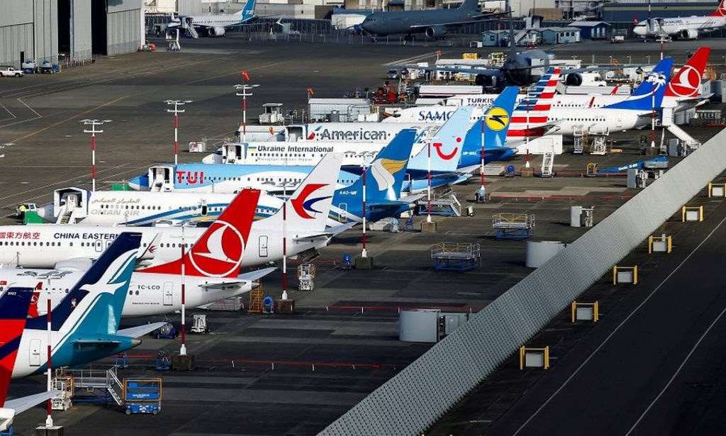 Aviões 737 MAX da Boeing são inspecionados por eventual falha de segurança