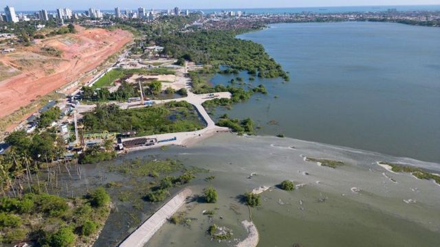 Rompimento de mina da Braskem ainda não afetou água da Lagoa Mundaú