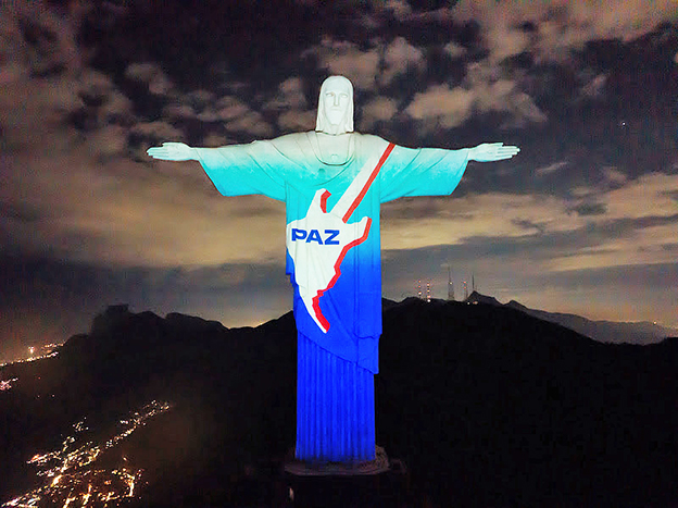 Rock in Rio comemora aniversário no Cristo Redentor