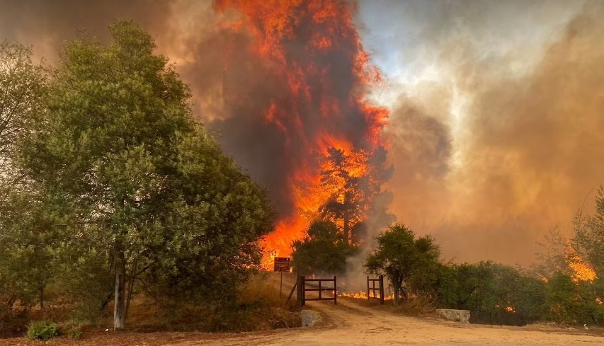 Centenas estão desaparecidos nos incêndios florestais no Chile