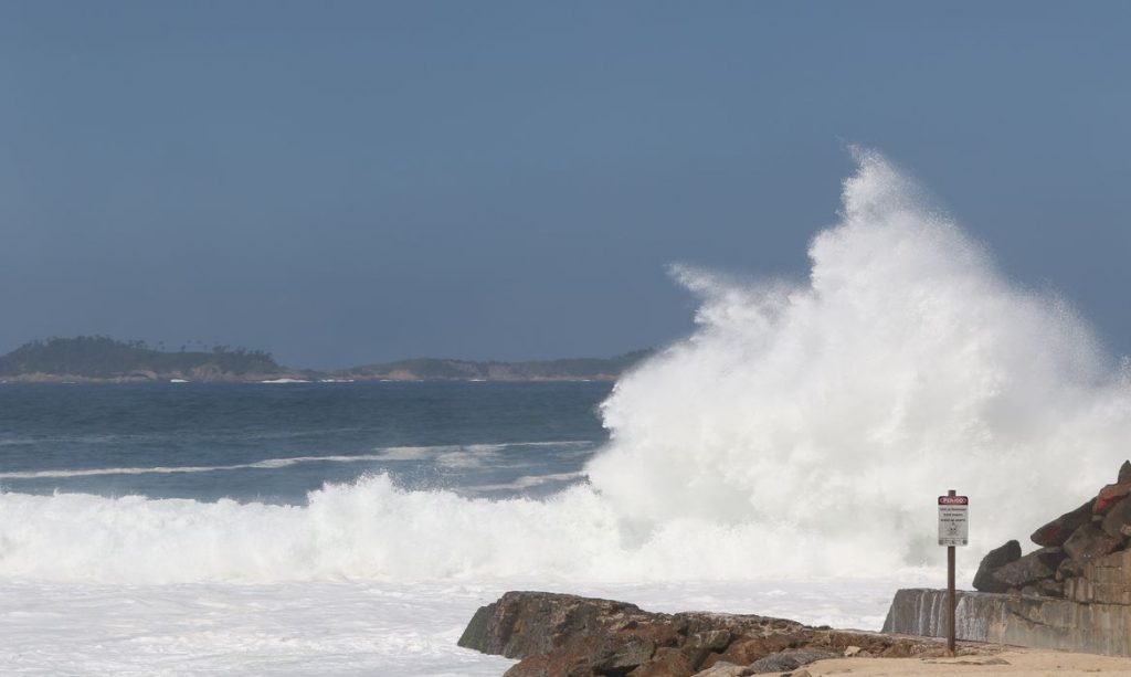 Ciclone provocará chuva forte na costa de SP e RJ nos próximos dias