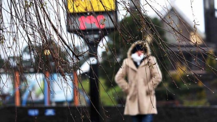 Frente fria derruba as temperaturas no sul do Brasil