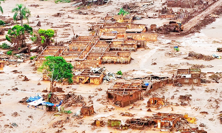 Governos querem R$ 109 bilhões de empresas por danos em desastre de Mariana