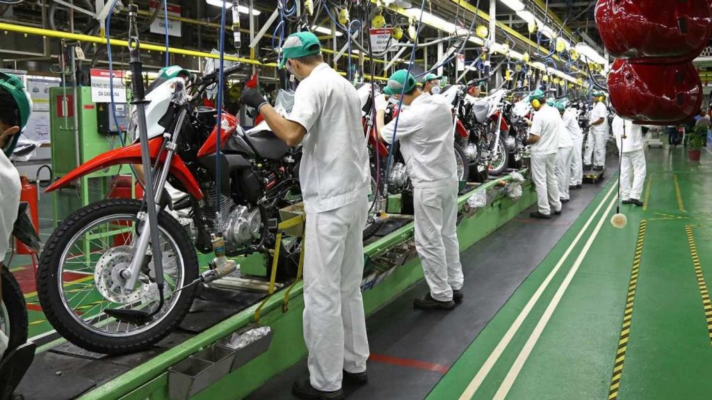 Produção de motos sobe 13,5% no 1º semestre; setor tem melhor desempenho desde 2012