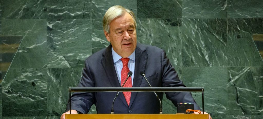 Guterres adverte sobre impunidade, chamando cenário global de insustentável