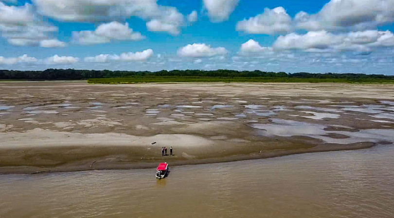 Seca no Rio Madeira afeta moradores de Porto Velho