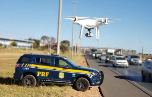 PRF passa a usar drones para flagrar infrações nas estradas e multar motoristas