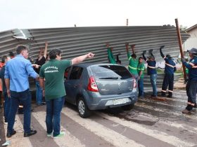 Temporais causam estragos no Sul do país e deixam milhares sem energia